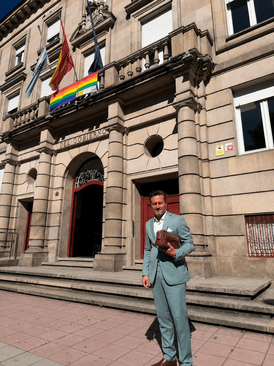 Exterior de la Subdelegación del Gobierno en Ourense