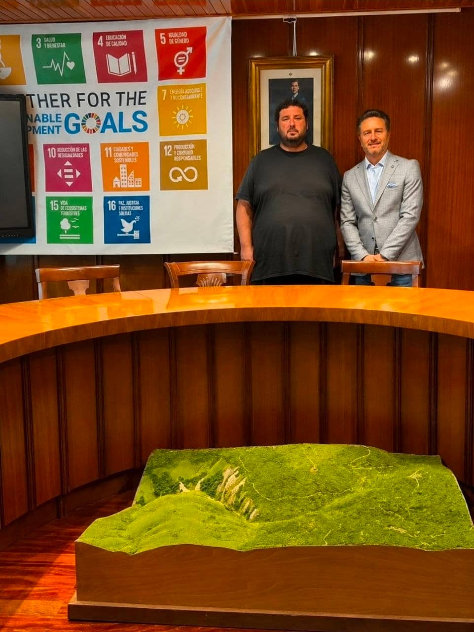 Encuentro de Retorna Galicia Capital con el alcalde de San Xoán de Río