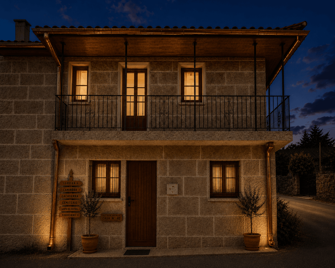 Propuesta nocturna Casa SRM-001 rehabilitada