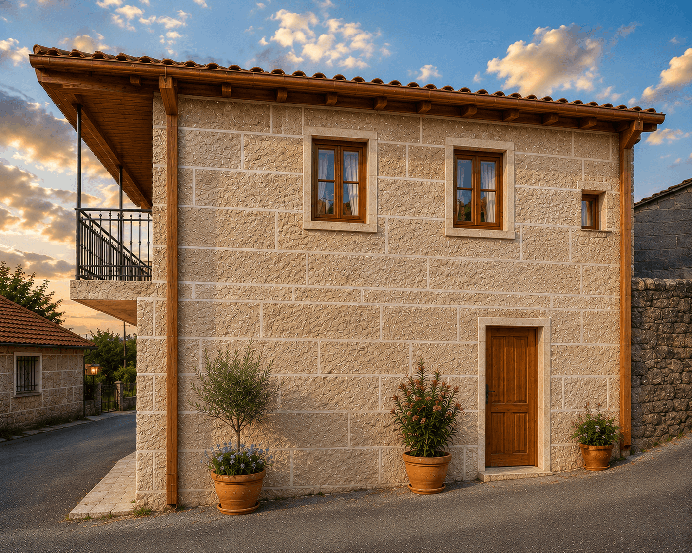 Fachada principal diurna propuesta Casa SRM-002