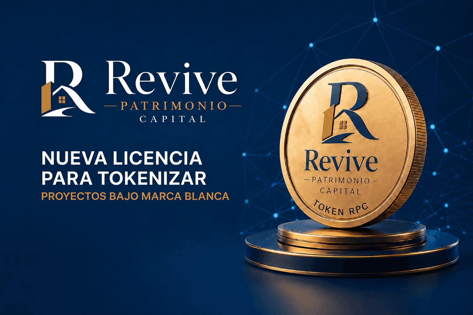 Revive Patrimonio Capital alcanza un acuerdo de licencia para tokenizar proyectos bajo marca blanca