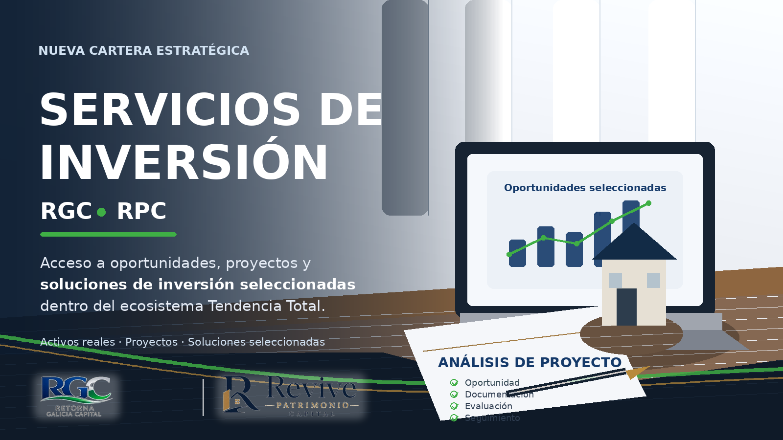 Retorna Galicia Capital y Revive Patrimonio Capital incorporan la cartera de Servicios de Inversión