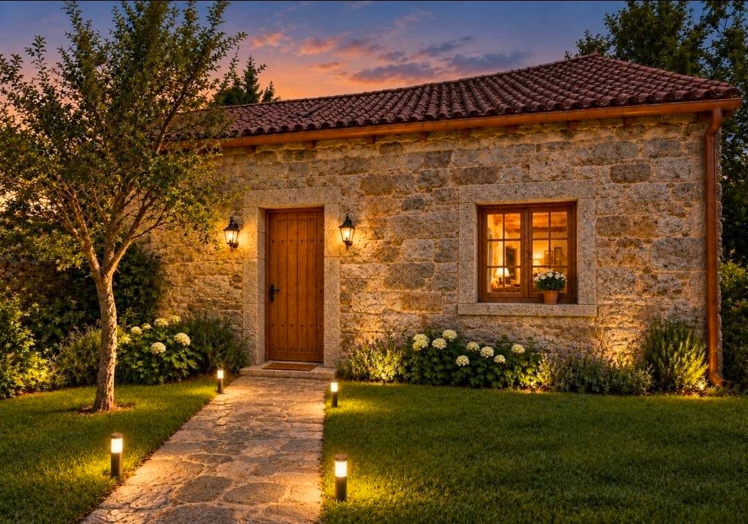Propuesta rehabilitada nocturna Casa San Román SRM-008