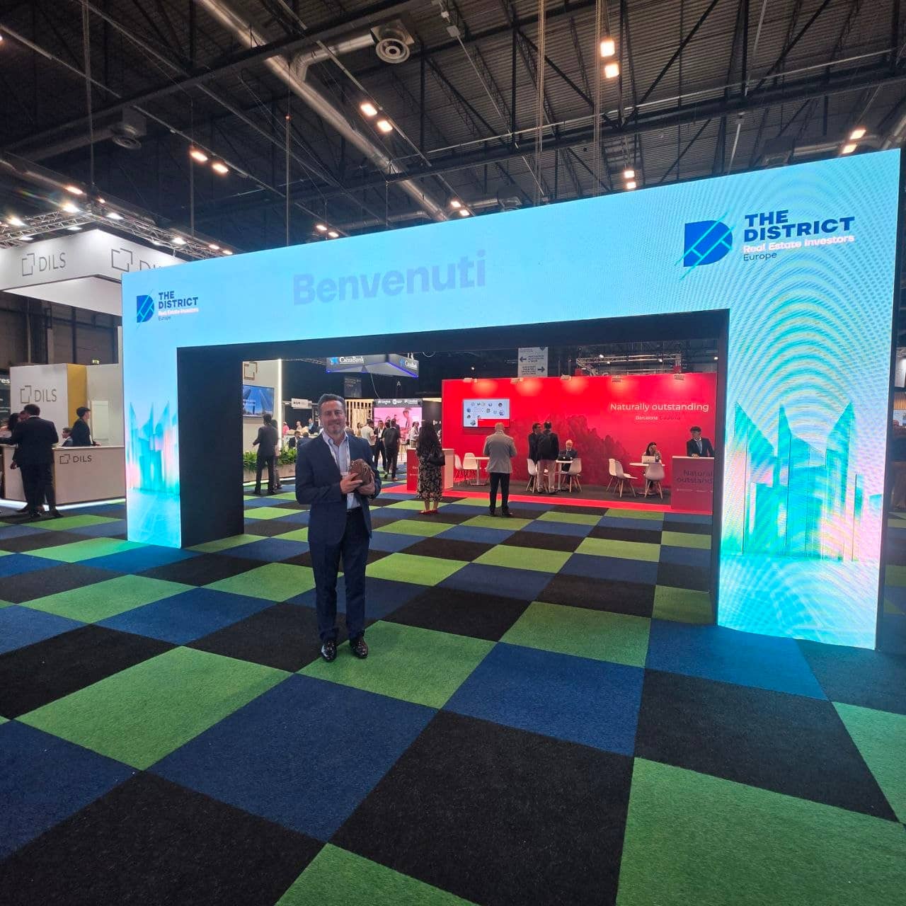 Juan Carlos Castro, CEO de Retorna Galicia Capital, durante su visita a The District