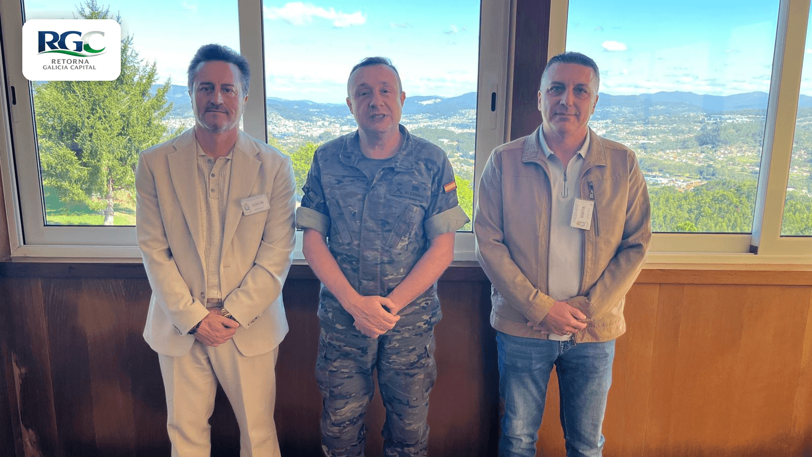 Encuentro de Retorna Galicia Capital con el General Jefe de la Brilat