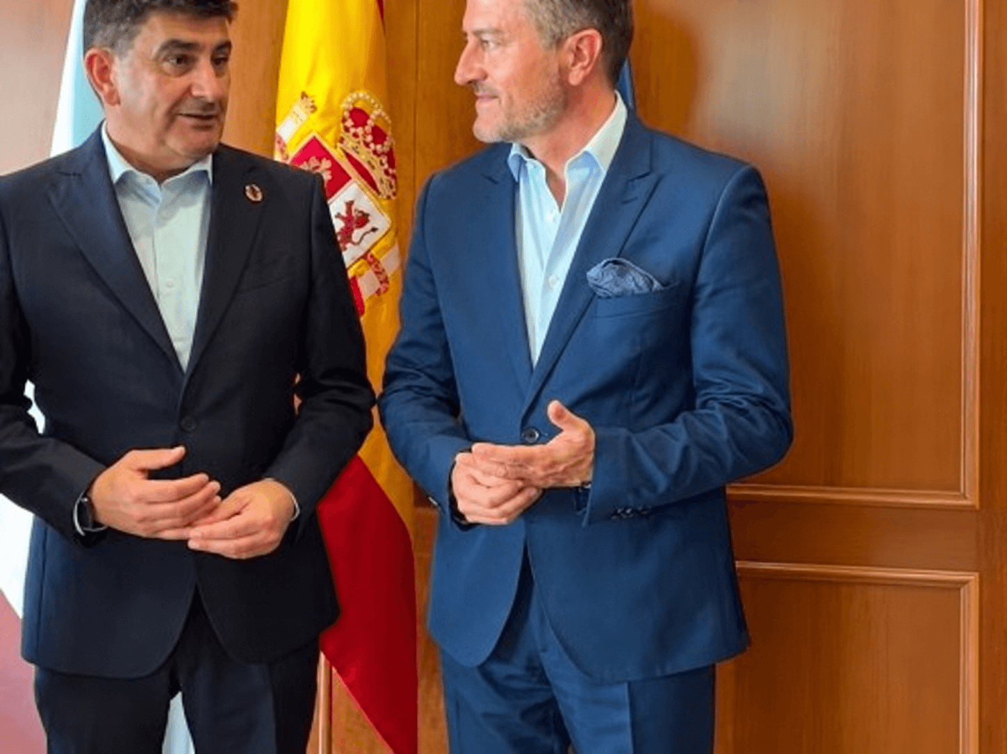 Audiencia de Retorna Galicia Capital con el Delegado del Gobierno en Galicia, Pedro Blanco